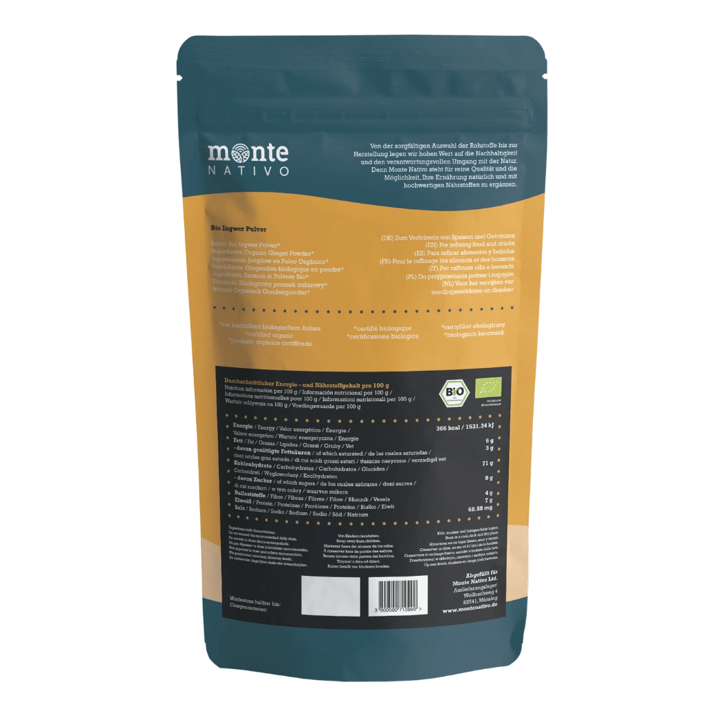 Bio gyömbérpor (500g)