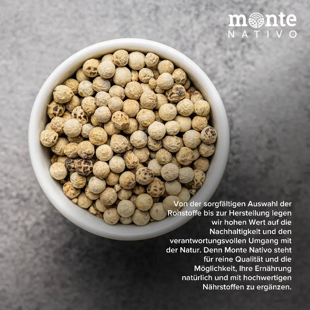 Weißer Pfeffer ganz (500g)