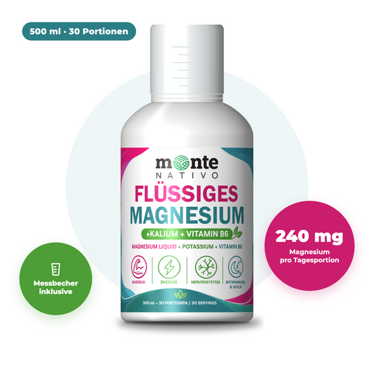 Flüssiges Magnesium + Kalium + Vitamin B6