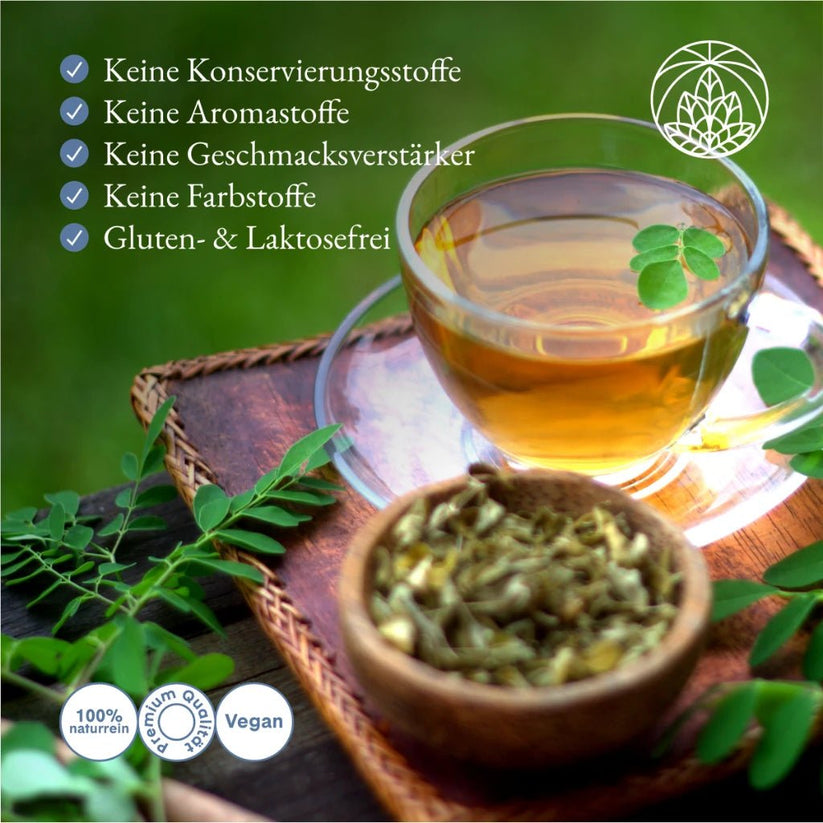 Moringa por alkalmazása